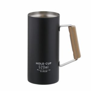 ベストコ HOLD CUP 缶ホルダージョッキ 520ML ブラック NQ0008