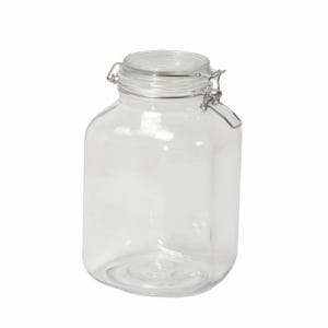 キャレ角型ガラス保存瓶 3.0Ｌ