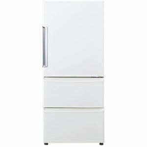 AQUA　AQR-271F(W)　3ドア冷蔵庫（272L・右開き）　ナチュラルホワイト