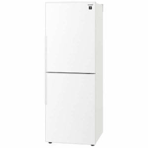 生活家電 冷蔵庫 シャープ SJ-PD28E-W 2ドア冷蔵庫 (280L・右開き) ホワイト系