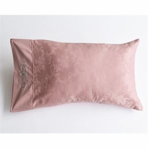 大塚家具 まくらカバー（封筒型） 「ロイヤルティ」 エジプト超長綿 ピンク色