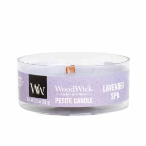 カメヤマキャンドル Wood Wick(ウッドウィック) WWプチキャンドル WW9030528 LVスパ 燃焼時間約6時間、本体サイズ(φ64×H28mm)