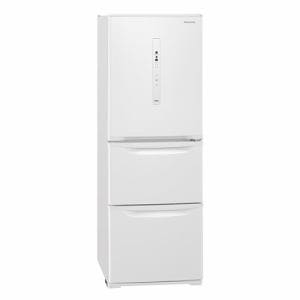 パナソニック　NR-C341C-W　3ドア冷蔵庫　335L　右開き　鋼板ドア　ピュアホワイト