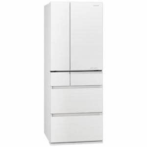冷蔵庫　パナソニック　500L以上　NR-F506XPV-W　6ドアパーシャル冷凍冷蔵庫　(501L・フレンチドア)　マチュアホワイト
