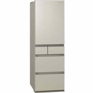 パナソニック NR-E457PX-N 5ドア大容量冷蔵庫 (450L・右開き) サテンゴールド NRE457PX