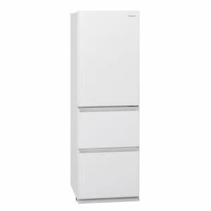 パナソニック　NR-C372GN-W　3ドアスリム冷凍冷蔵庫　(365L・右開き)　スノーホワイト