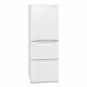パナソニック　NR-C342C-W　3ドアスリム冷凍冷蔵庫　(335L・右開き)　グレイスホワイト