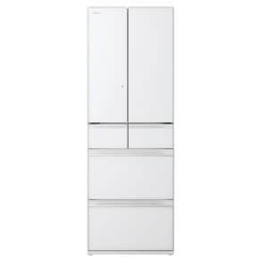 [推奨品]日立 R-HW54R XW 6ドア冷蔵庫 HWタイプ (540L・フレンチドア) クリスタルホワイト