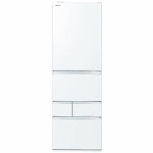 東芝 GR-T500GZ-LUW 5ドア冷凍冷蔵庫 (501L・左開き) クリアグレインホワイト
