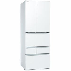 東芝　GR-T550FZ-UW　6ドア冷凍冷蔵庫　(551L・フレンチドア)　クリアグレインホワイト