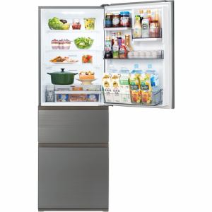 東芝 GR-T36SV-ZH 3ドア冷凍冷蔵庫 (356L・右開き) アッシュ