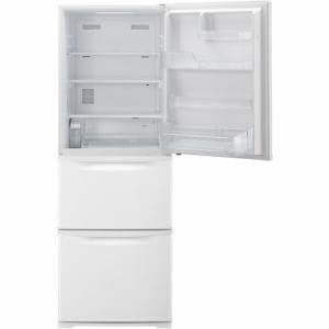 パナソニック NR-C343C-W 3ドアスリム冷凍冷蔵庫 (335L・右開き 