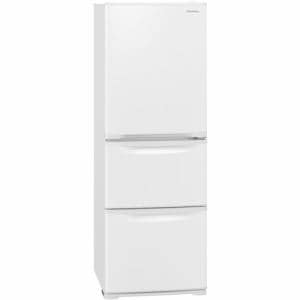 【推奨品】パナソニック NR-C343CL-W 3ドアスリム冷凍冷蔵庫 (335L・左開き) グレイスホワイト