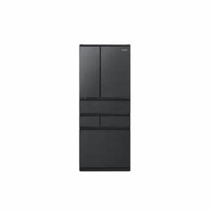 アイリスオーヤマ IRSN-45A 6ドア冷蔵庫 (453L・両開き) ブラック