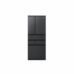 アイリスオーヤマ IRSN-C45A 6ドア冷蔵庫 (453L・両開き) ブラック