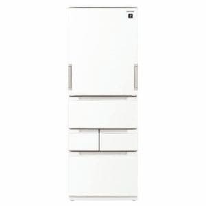 【推奨品】シャープ SJ-MW46M プラズマクラスター冷蔵庫 5ドア 457L・どっちもドア Fit63 ラスティックホワイト