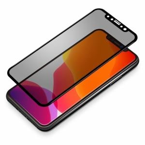 PGA PG-19BGL04H iPhone 11用 液晶保護ガラス 3D Premium Style  PETガラス／覗き見防止