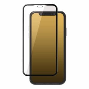 エレコム　PM-A19BFLGFRBK　iPhone　11　Pro用　フルカバーガラスフィルム／フレーム付