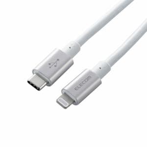 エレコム MPA-CLPS20SV USB-C to Lightningケーブル(耐久仕様)   SV