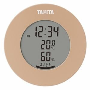 タニタ　TT-585　デジタル温湿度計　ライトブラウン