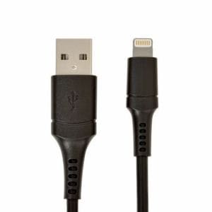 ラスタバナナ　R10CAAL2A05BK　USB-A　to　ライトニングケーブル　2.4A　1m　ブラック