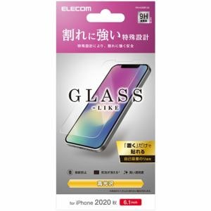 エレコム　PM-A20BFLGL　　iPhone　12／12　Pro　ガラスライクフィルム　薄型