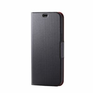 エレコム PM-A20CPLFUBK iPhone 12 Pro Max レザーケース 手帳型 UltraSlim 薄型 磁石付き ブラック