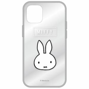 グルマンディーズ MF-108BK ミッフィー IIII fit Clear iPhone 12 mini対応ケース フェイス