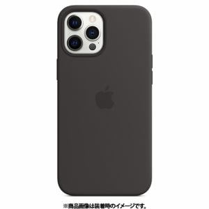 アップル　Apple　MHLG3FE/A　iPhone　12　Pro　Max　シリコーンケース　ブラック