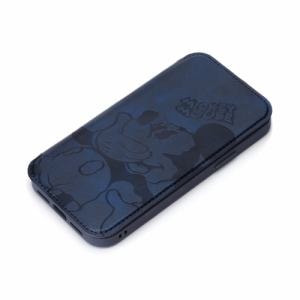 PGA PG-DGF20G01MKY iPhone 12／12 Pro用 ガラスフリップケース Premium Style ミッキーマウス