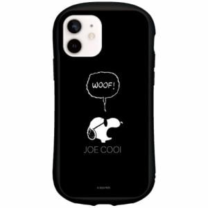 グルマンディーズ SNG-550B ピーナッツ iPhone 12 mini対応ハイブリッドガラスケース ジョー・クール