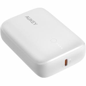 AUKEY　PB-N83S-WT　Basix　Mini　10000mAh　20W　PD対応　SCP　A×1　C×1　ホワイト