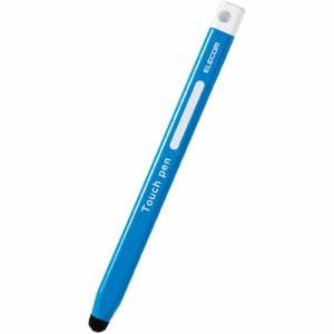 エレコム　P-TPEN02BBU　タッチペン　スマホ・タブレット用　鉛筆型　三角　太軸　超感度タイプ　ブルー