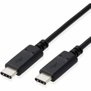 エレコム GM-U2CCC10BK USB2.0ケーブル PS5対応 C-Cタイプ ノーマル 1.0m ブラック