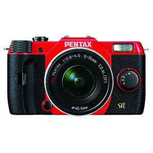 デジタル一眼カメラ　PENTAX　Q7　　ズームレンズキット　　レッド／ブラック　　022　オーダーカラー