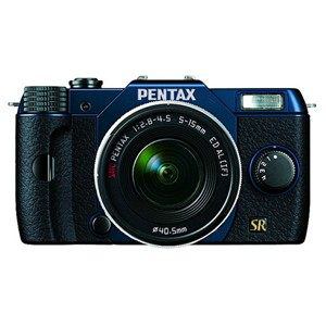 デジタル一眼カメラ　PENTAX　Q7　　ズームレンズキット　　メタルネイビー／ブラック　　100　オーダーカラー