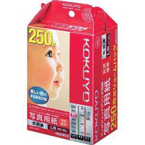 コクヨ KJ-G13L-250 インクジェットプリンター用写真用紙 光沢紙・厚手 （L判・250枚）