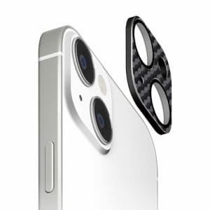 PGA PG-23ACLG22BK iPhone15 iPhone15Plus カメラフルプロテクター Premium Style PVCレザー／カーボン調ブラック PG23ACLG22BK