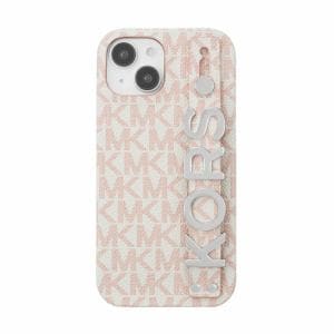 MICHAEL　KORS　Slim　Wrap　Case　Stand　&　Ring　for　iPhone　15　[　Soft　Pink　]　MKSRSFPWPIP2361　ピンク