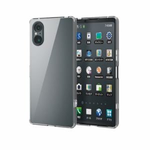 エレコム　PM-X233HVCKCR　Xperia　5　V　ハイブリッドケース　クリア