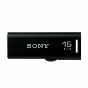 ソニー　USM16GR-B　USBメモリー　「ポケットビット」　16GB　ブラック