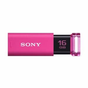 【推奨品】ソニー USM16GUP POCKET BIT(ポケットビット) USBメモリー 16GB ピンク
