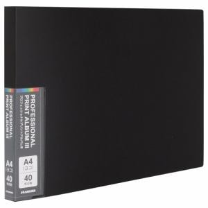 ハクバ ADP3-A4YBK プロフェッショナルプリントアルバム III A4サイズ（ヨコ） ブラック