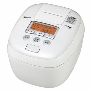 タイガー　JPC-B100-W　圧力IH炊飯ジャー（5.5合炊き）　ホワイト