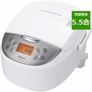 東芝 RC-10MSL(W) マイコンジャー炊飯器 5.5合炊き ホワイト 5.5合