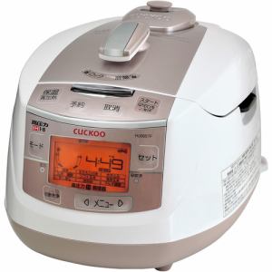 CUCKOO CRP-HJ0657F IH高圧力発芽玄米炊飯器 6合 ホワイト