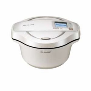 シャープ KN-HW24E-W 水なし自動調理鍋 「ヘルシオ ホットクック」(2.4L) ホワイト系