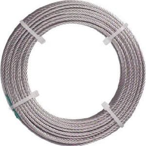 ＴＲＵＳＣＯ ステンレスワイヤロープ ナイロン被覆 Φ２．０（２．５）Ｘ１０ｍ