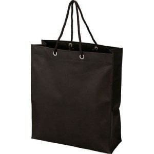 ＴＲＵＳＣＯ　不織布バッグ１０枚入　黒　３１５×３５５×１１０ＭＭ