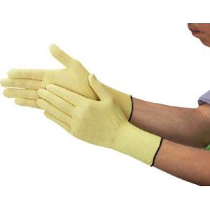 【クリックで詳細表示】TRUSCO アラミド手袋 15ゲージ 薄手ロングタイプ Lサイズ